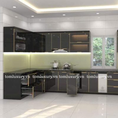 Báo giá tủ bếp nhôm tổ ong