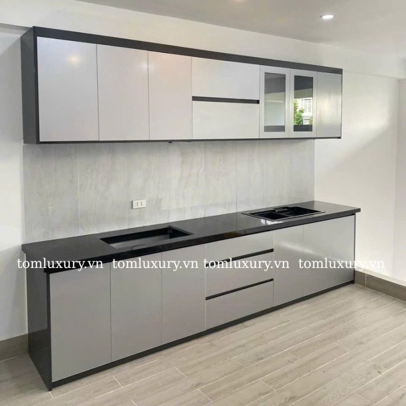 Cánh tủ bếp nhôm