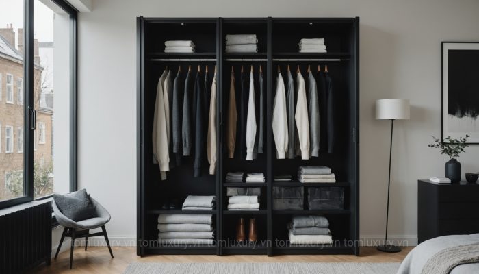 mẫu tủ quần áo cánh kính đẹp